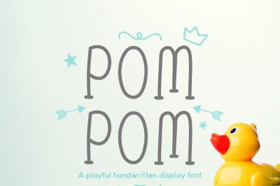 Pom Pom : Cute Handwritten font