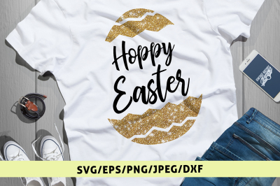 Hoppy Easter - Easter Svg Cut File