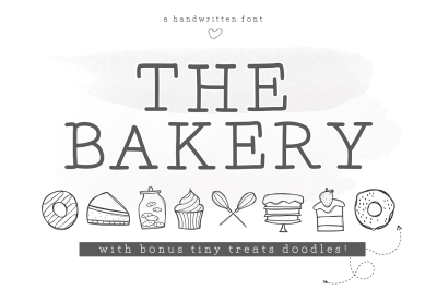 The Bakery - Handwritten Serif and Doodle Font