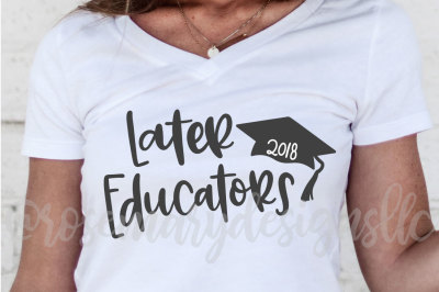 Later Educators - Hand Lettered SVG