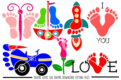 Footprint SVG / DXF / EPS / PNG files