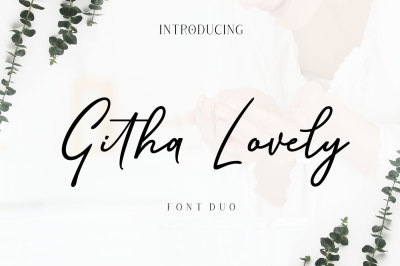 Githa Lovely | Font Duo