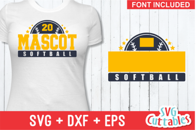 Softball svg Template 0014, svg cut file