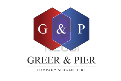 Greer & Pier Logo Template