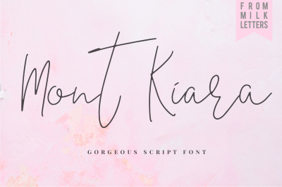 Mont Kiara Script Font