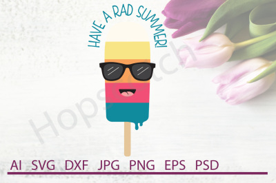 Popsicle SVG, Popsicle DXF, Cuttable File