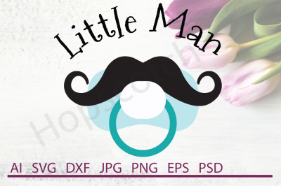 Pacifier SVG, Pacifier DXF, Cuttable File