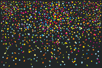 Colorful confetti