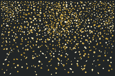 Golden confetti