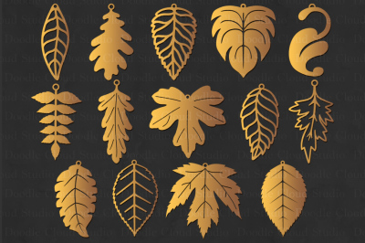  Leaf Earrings SVG, Leaf Tear Drop SVG, Pendant Leaf SVG files