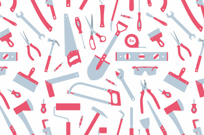 Seamless pattern of Tools