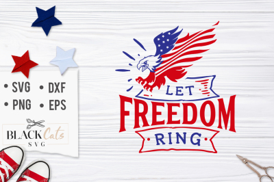 Let Freedom ring SVG