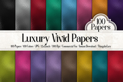 100 Luxury Metallic Foil Texture Papers