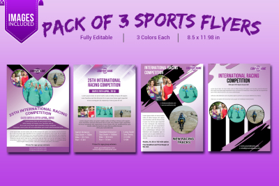 Pack of 4 Sports Flyer