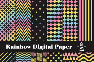 Rainbow Patterned Backgrounds