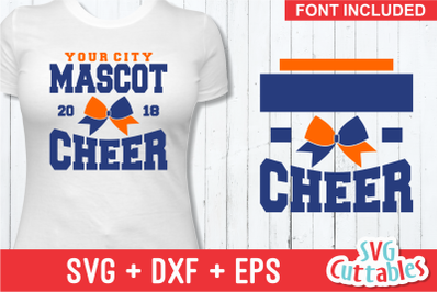 Cheer Template 003, svg cut file