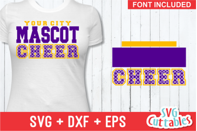 Cheer Template 0015, svg cut file