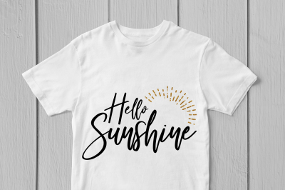 Hello Sunshine - Svg Cut File