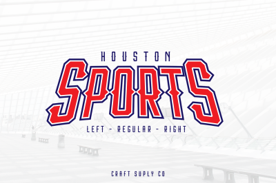 Houston Sports Font Family