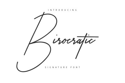 Birocratic Typeface