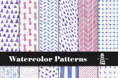 Colorful Watercolor Patterns