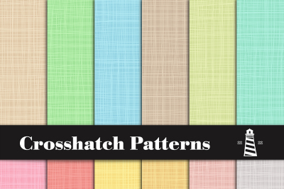Pastel Crosshatch Patterns