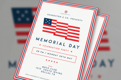 Labor Day Flyer & Memorial Day Flyer