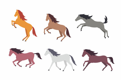 Set of Horses