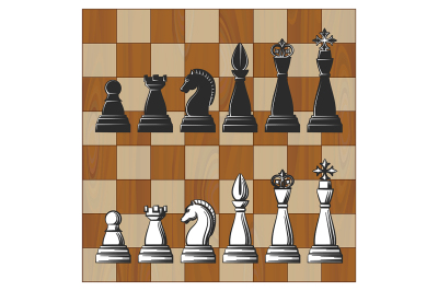 Chess Pieces on Wooden Chess Board