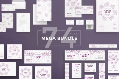 Design templates bundle | flyer, banner, branding | Flower Shop