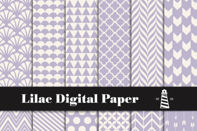 Lilac Digital Paper