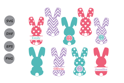 Bunny SVG, Easter Bunny Svg, Easter Svg, Rabbit SVG, Bunny Tail Svg.