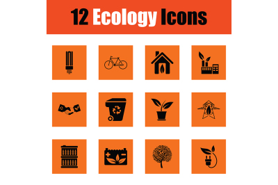 Ecology icon set