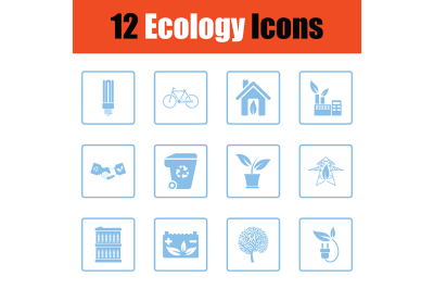 Ecology icon set