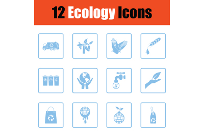 Ecology icon set