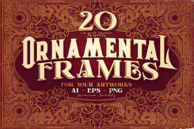 20 Ornamental Vintage Frames