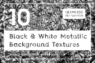Black & White Metallic Textures