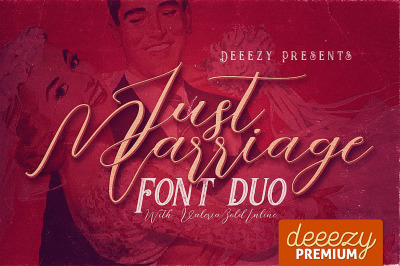 Just Marriage Font Duo