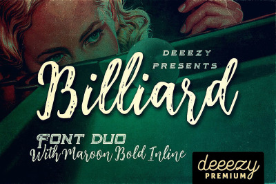 Billiard Font Duo