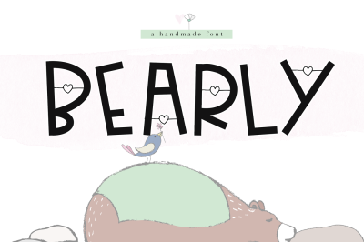Bearly - A Handwritten Font