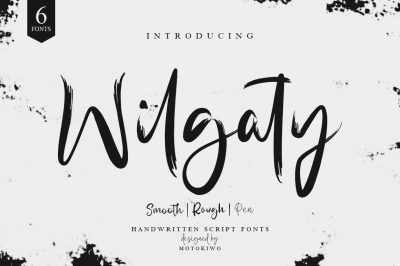 Wilgaty - 3 Stroke Edition (6 Fonts)