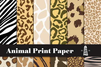Animal Print Papers