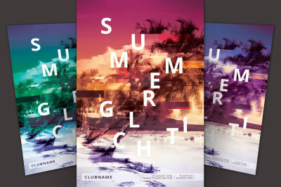 Summer Glitch Flyer