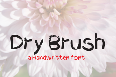 Dry Brush font 