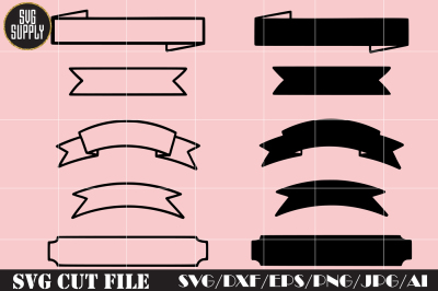 Embellishment Banner SVG Cut File