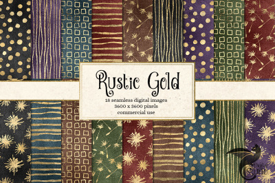 Rustic Gold Seamless Textures