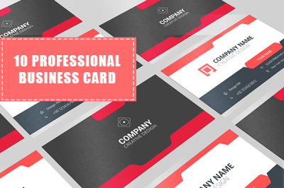 10 Professional Businessman Business Cards Template