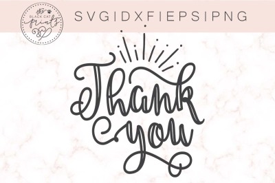 Thank you SVG DXF EPS PNG