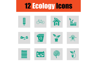 Ecology icon set