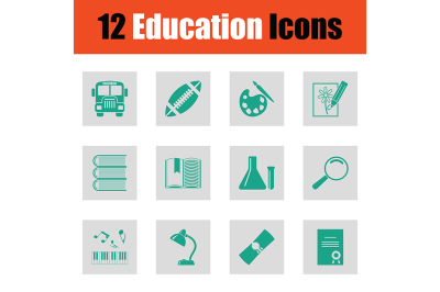 Construction icon set